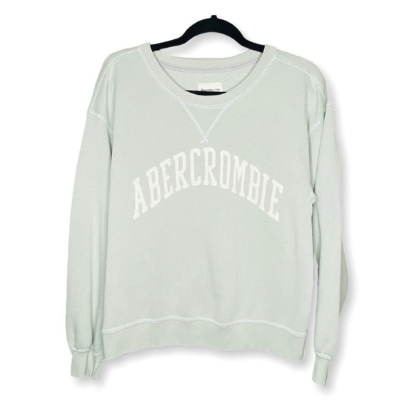 Abercrombie & Fitch Tops - Abercrombie & Fitch Soft AF Collection Save Green Crewneck Sweatshirt Medium